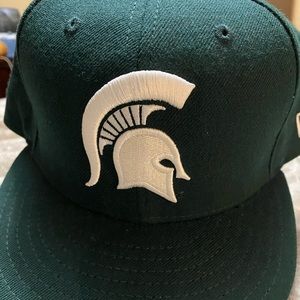 Michigan State Spartans NCAA New Era 59FIFTY Fitted Hat - Green